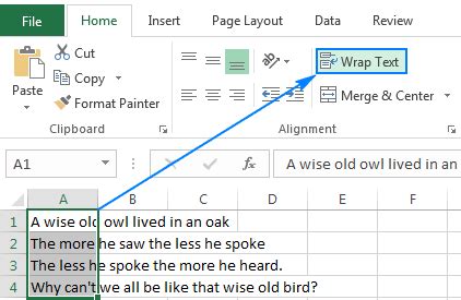excel force text|How to wrap text in Excel automatically and manually .